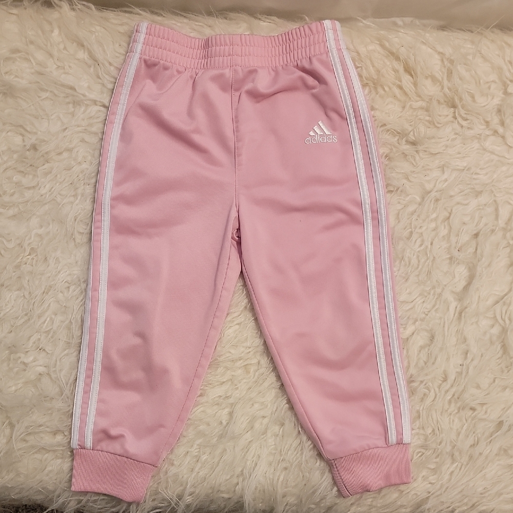 Adidas Kids Light Pink Joggers